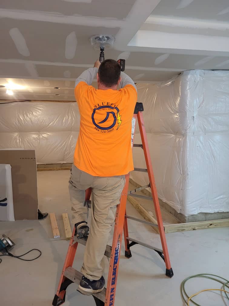 pottstown-electrcian-working-recessed-lighting-installation